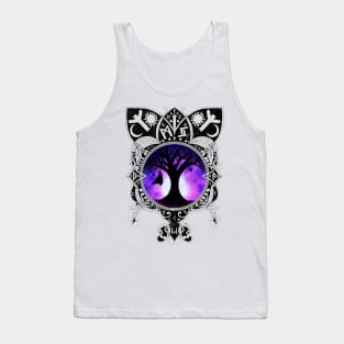 Odin Learning the Runes - Night Sky Variant Tank Top